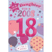 Picture of BORN IN 2008 DAUGHTER 18TH BIRTHDAY CARD